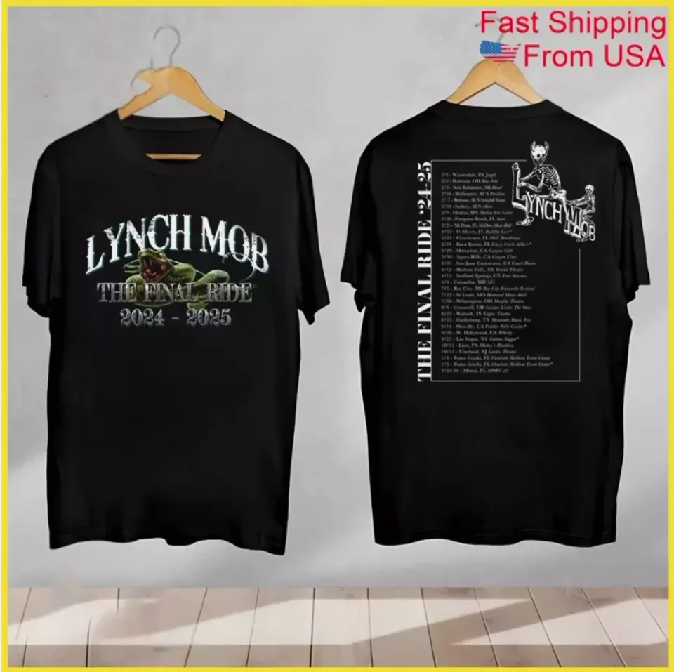 Lynch Mob the final ride 2024 2025 T-Shirt