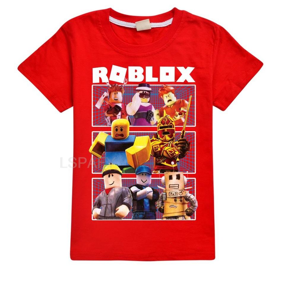 Summer ROBLOX Print Cartoon T Shirt