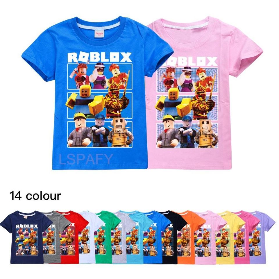 Summer ROBLOX Print Cartoon T Shirt