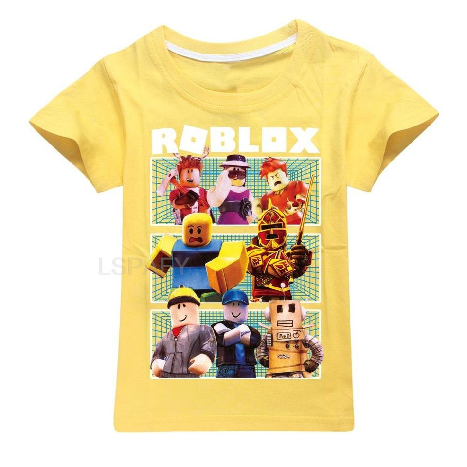 Summer ROBLOX Print Cartoon T Shirt