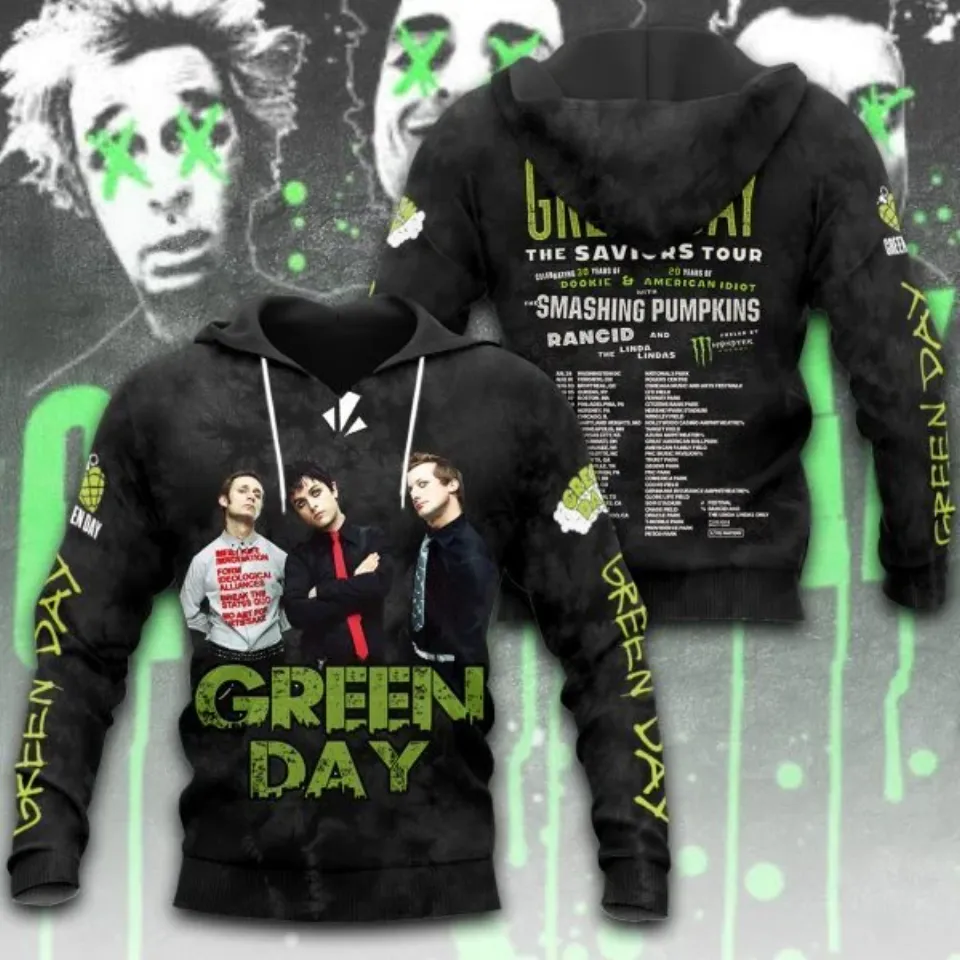 Green Day 3D Hoodie