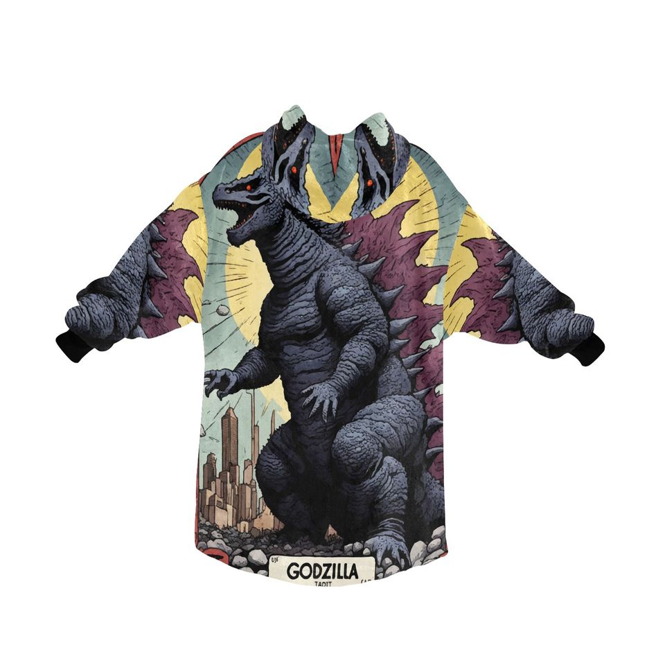 Blanket Hoodie god zilla Gojira Kaiju