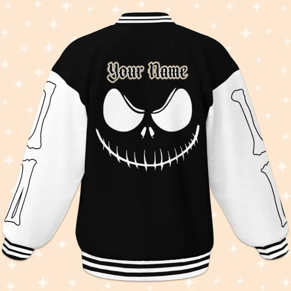 Personalized Nightmare Before Xmas Jack Skellington Jacket