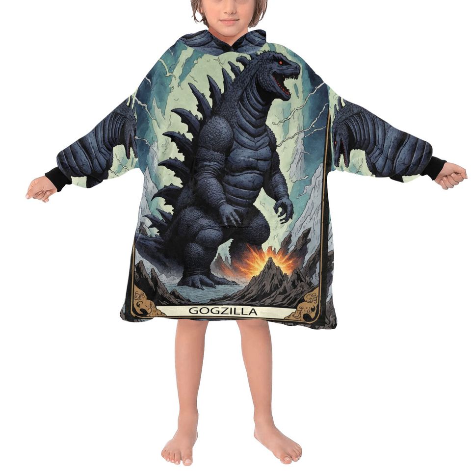 Blanket Hoodie god zilla Gojira Kaiju