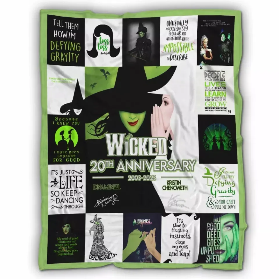 Broadway Wicked The Musical 20th Anniversary Fleece