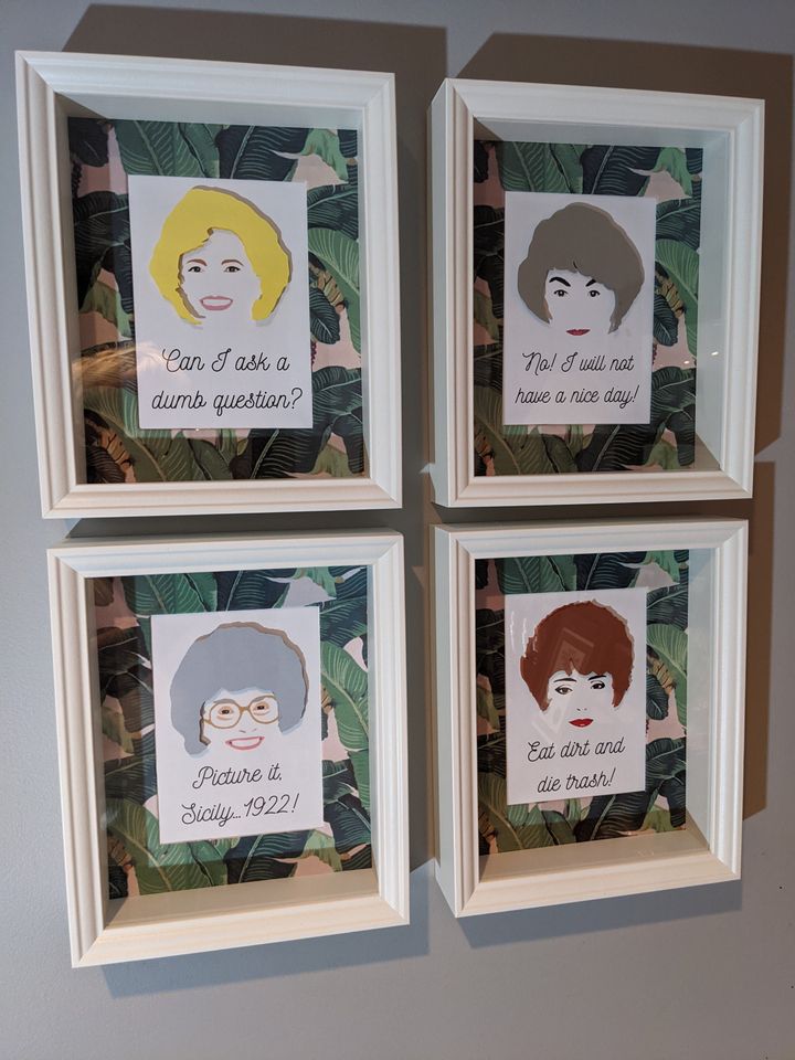 Dorothy Zbornak Stay Golden Dimensional Framed Art