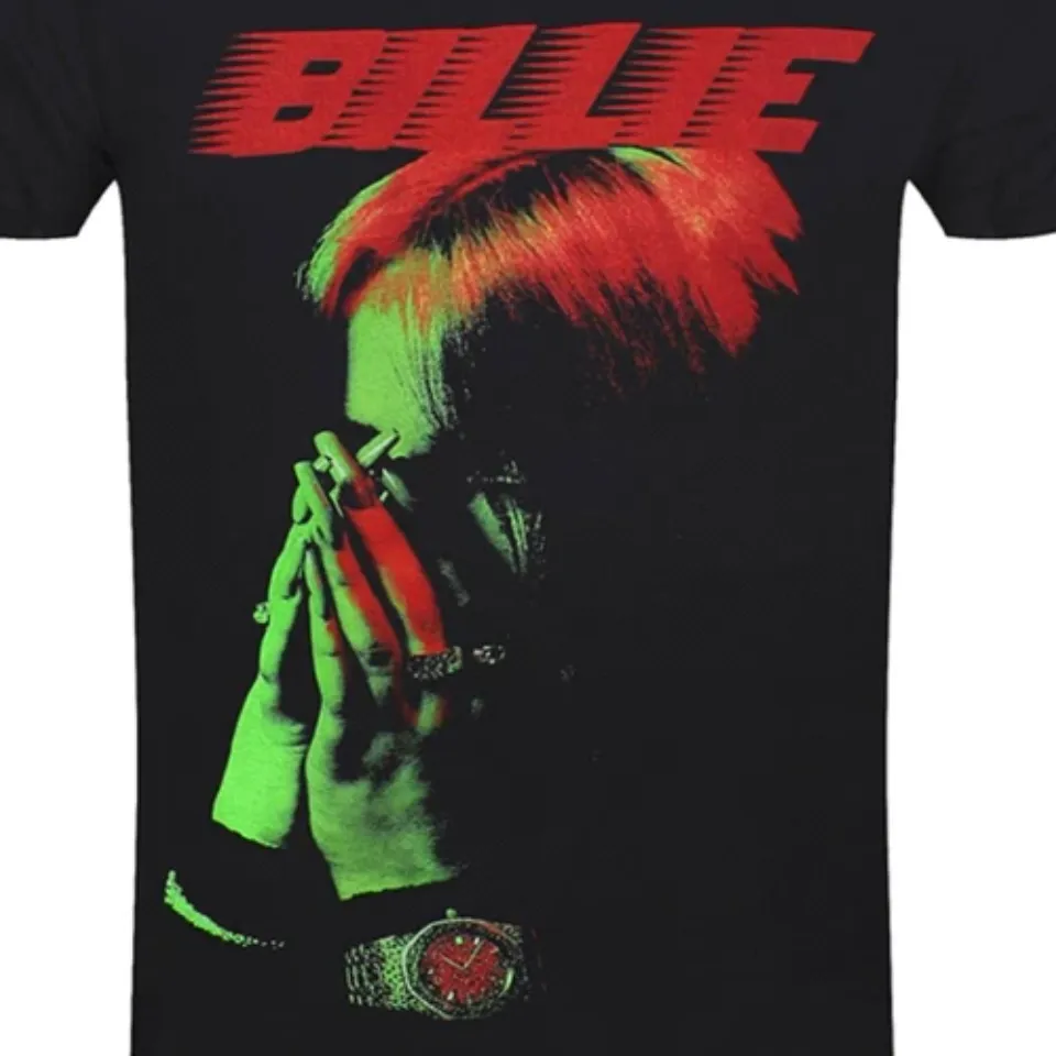 Billie Eilish Men's Concert Black T-Shirt