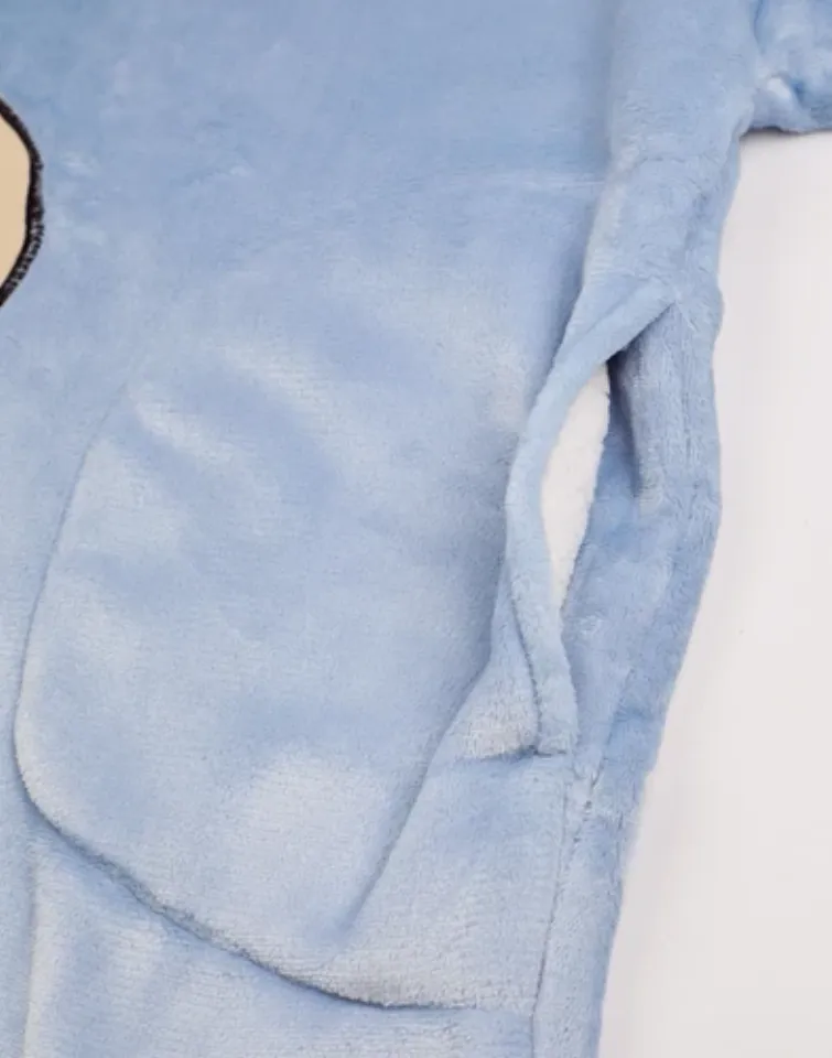 Disney Blue Eeyore Blanket Hoodie Womens