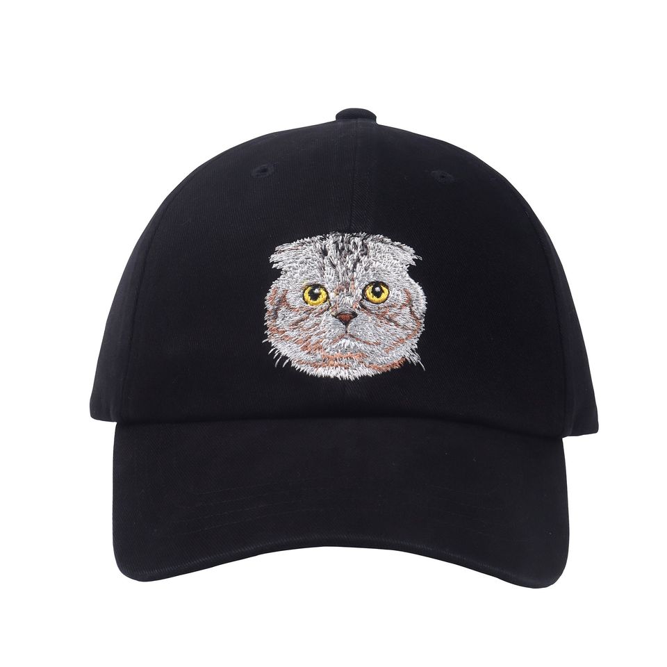 Hatphile Scottish Fold Cat Embroidery Baseball Cap