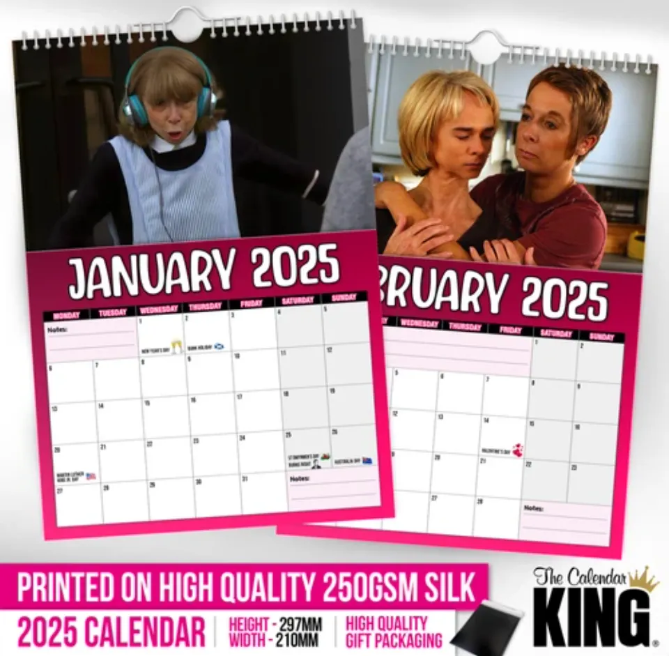 2025 Calendar - Gail Platt – Funny - Quirky - Christmas - Birthday