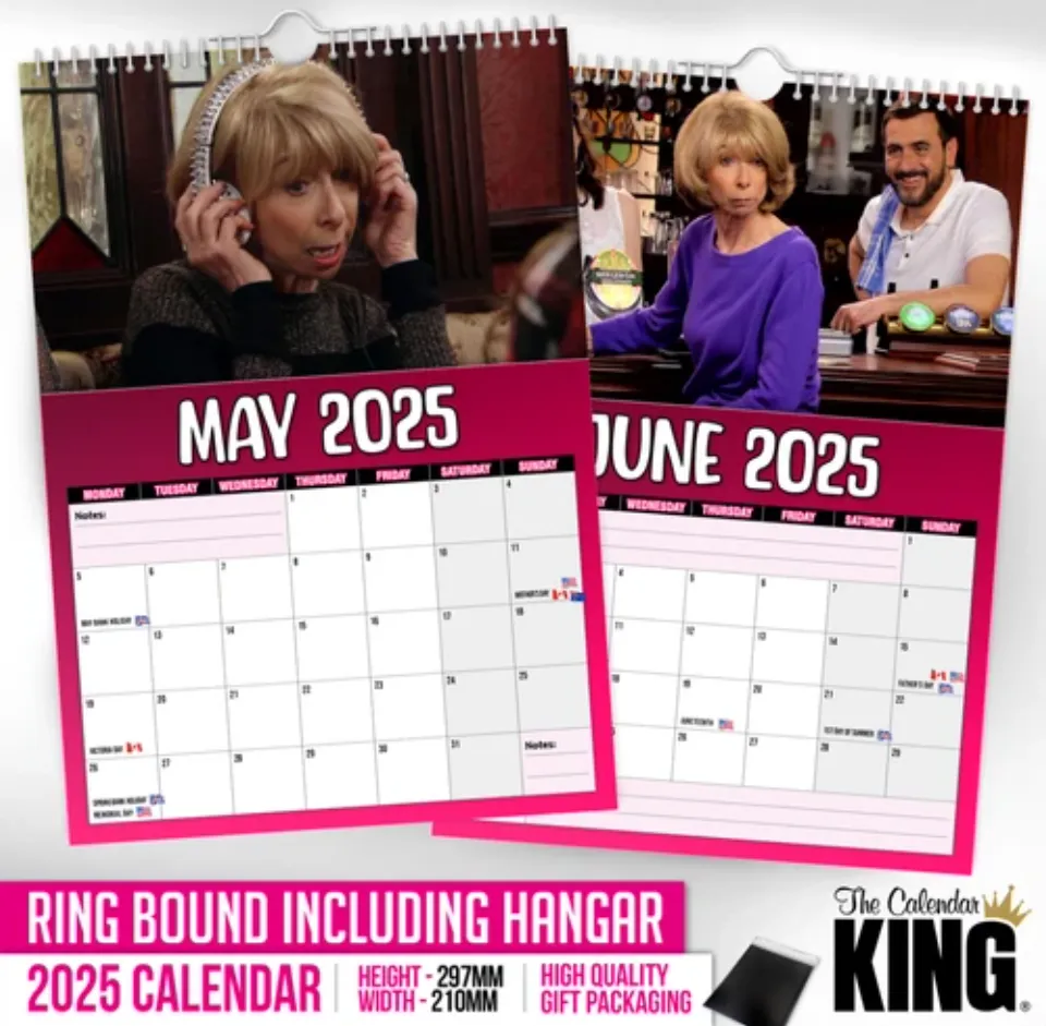 2025 Calendar - Gail Platt – Funny - Quirky - Christmas - Birthday