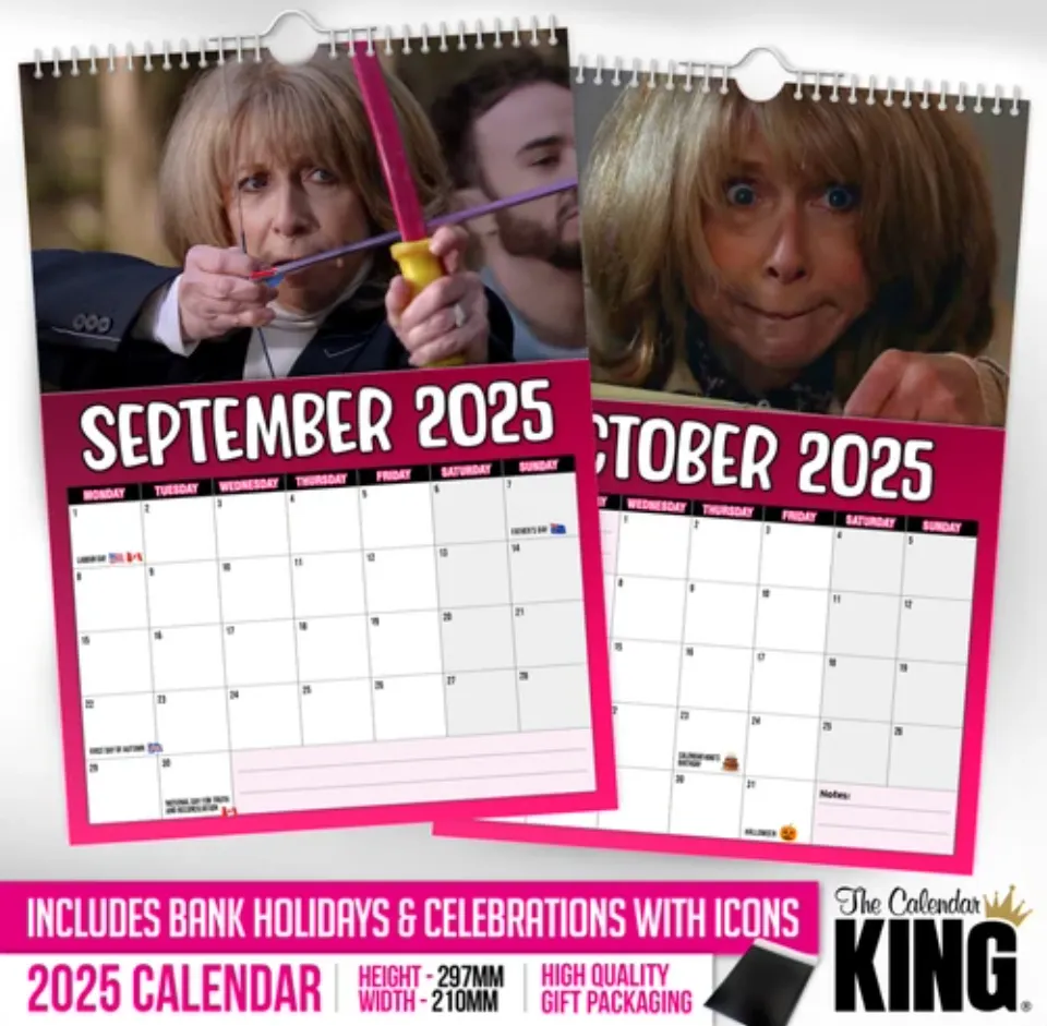 2025 Calendar - Gail Platt – Funny - Quirky - Christmas - Birthday