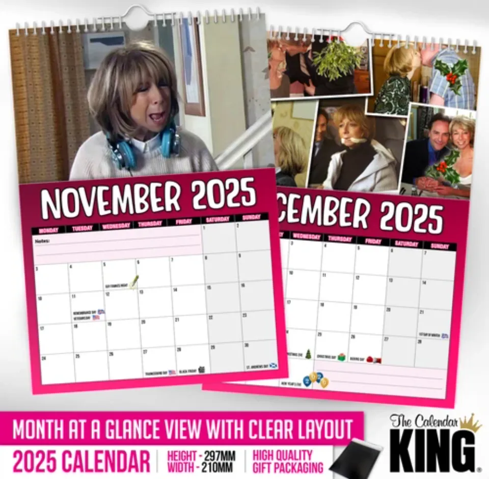 2025 Calendar - Gail Platt – Funny - Quirky - Christmas - Birthday
