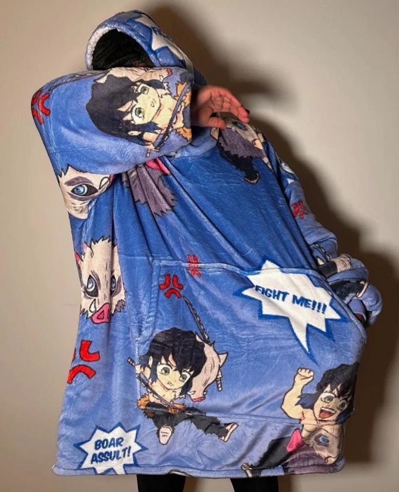 Inosuke Oversize Blanket Hoodie