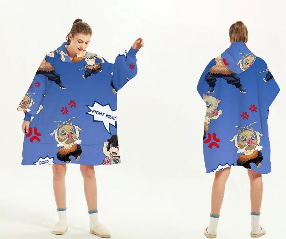 Inosuke Oversize Blanket Hoodie
