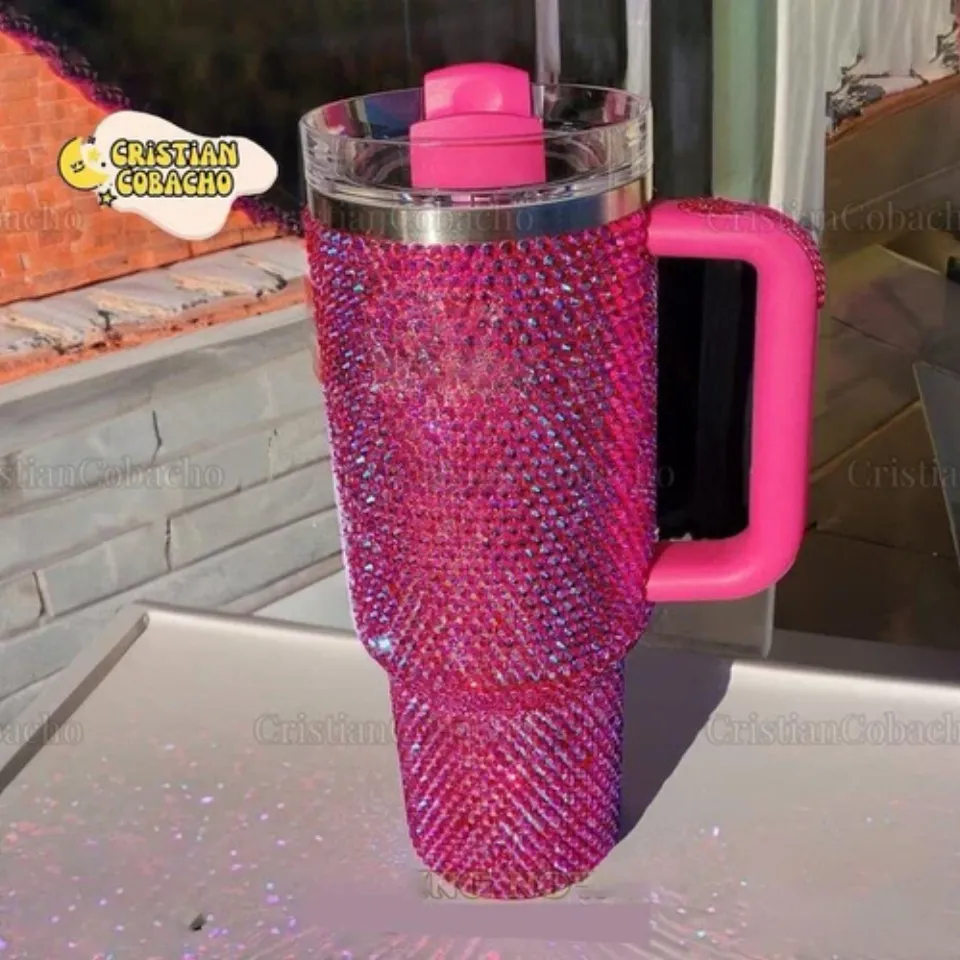 Personalized Hello Kitty 40 Oz Bling Tumblers