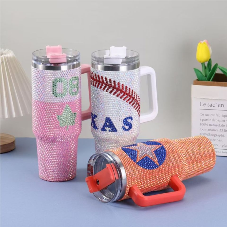 Star 40 Oz Bling Tumblers