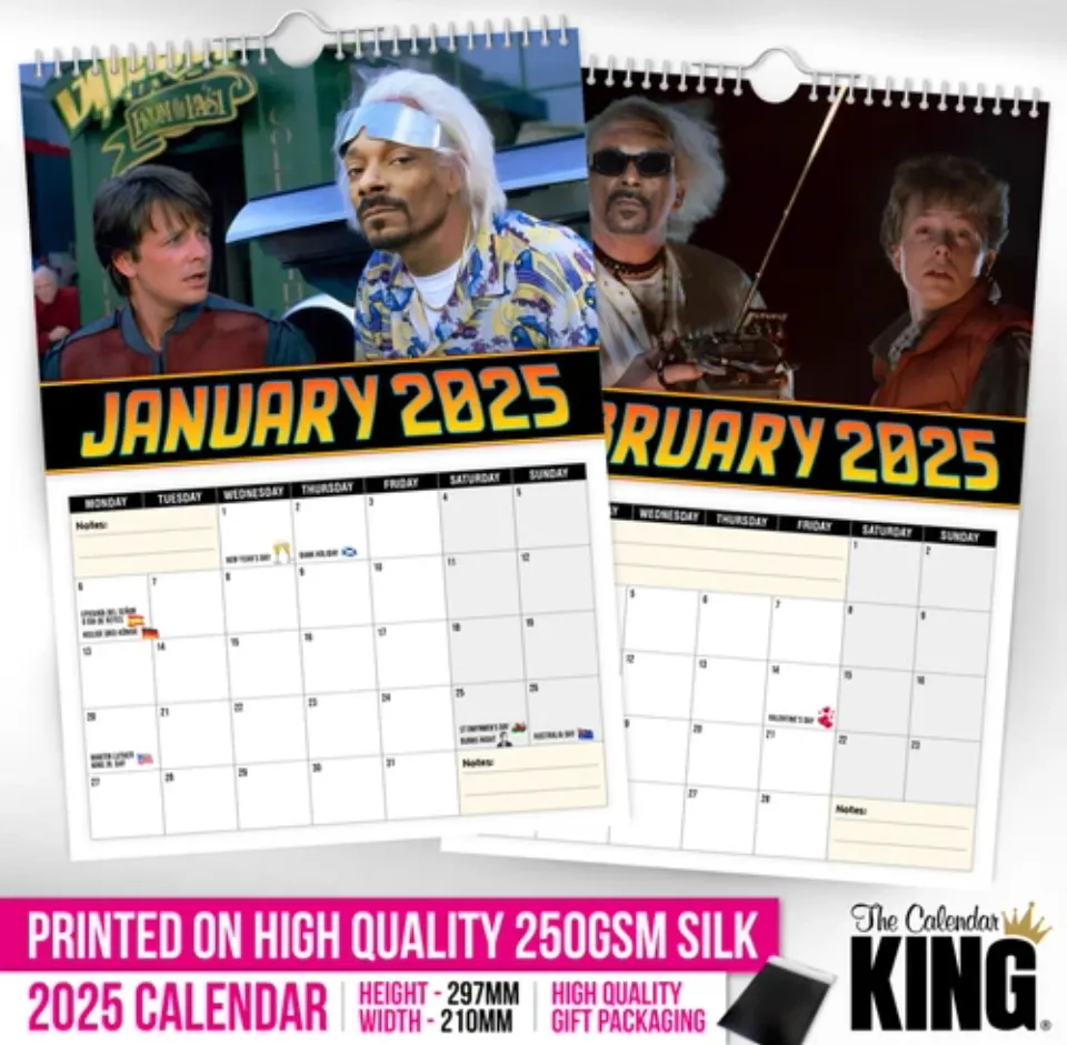 2025 Calendar - Snoop Docc - Funny / Quirky / Christmas / Birthday / Gift