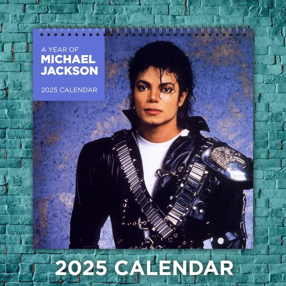 Michael Jackson Calendar 2025, Michael Jackson Celebrity 2025 Wall Calendar