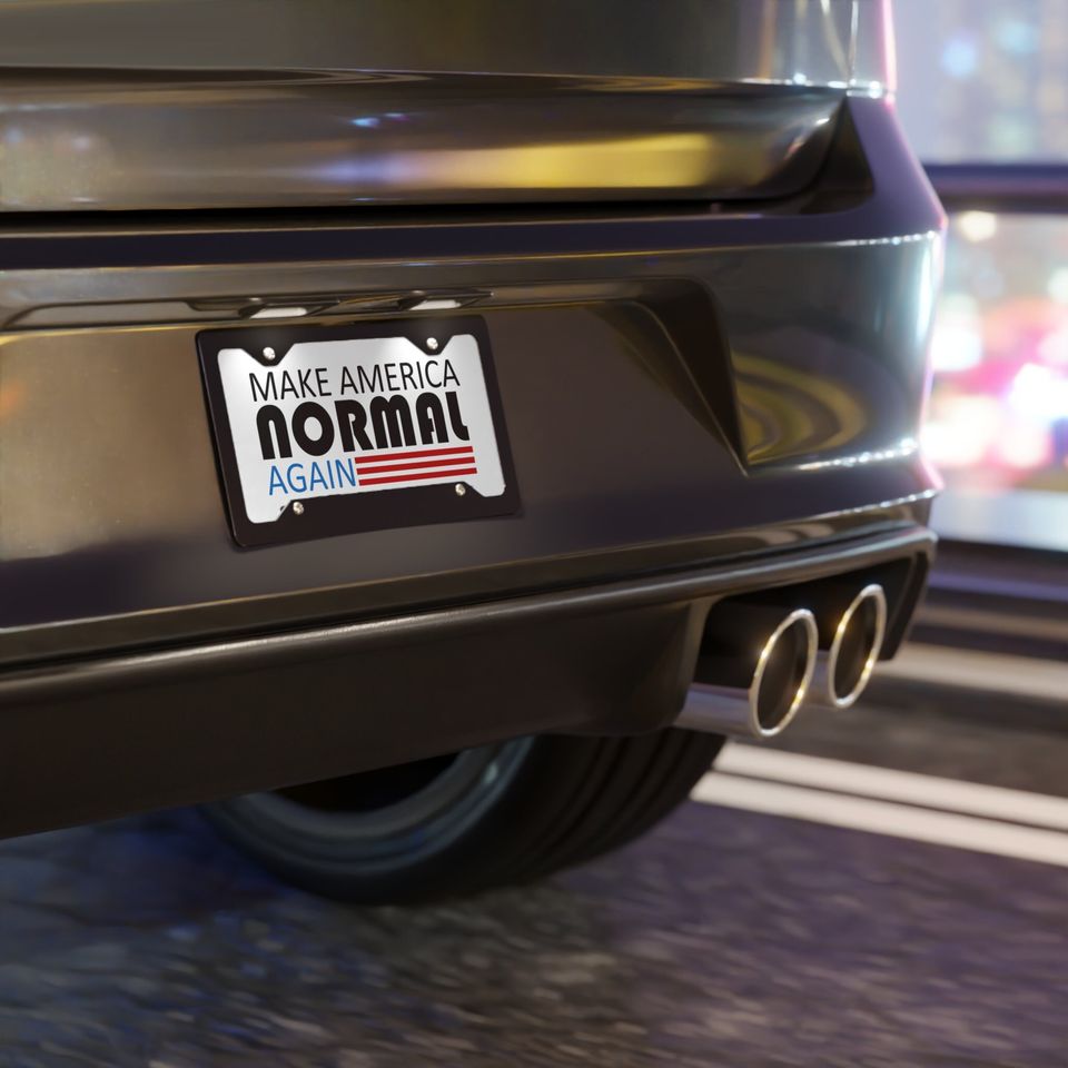 Make America Normal Again License Plate | Car Accessories