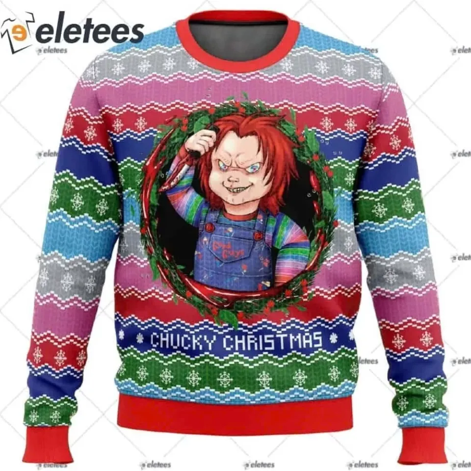 Chucky Christmas Ugly Christmas Sweater - Horror Festive Collection