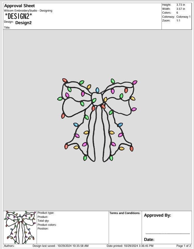 Christmas Light Side Bow Sweatshirts