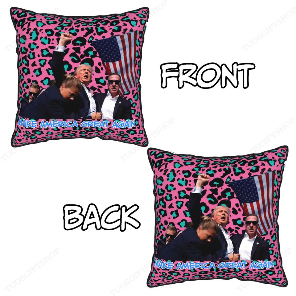 Support Trump Throw Pillow | Christmas Pillow | Christmas Decor