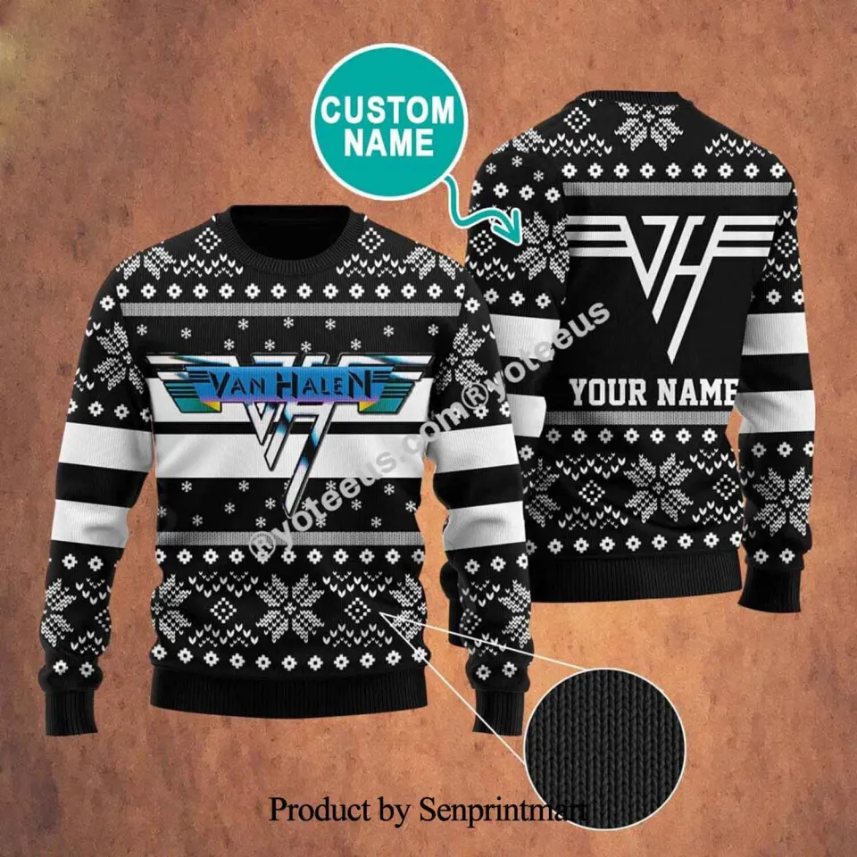 Cozy Wool Knitted van Ugly Christmas Sweater For Winter