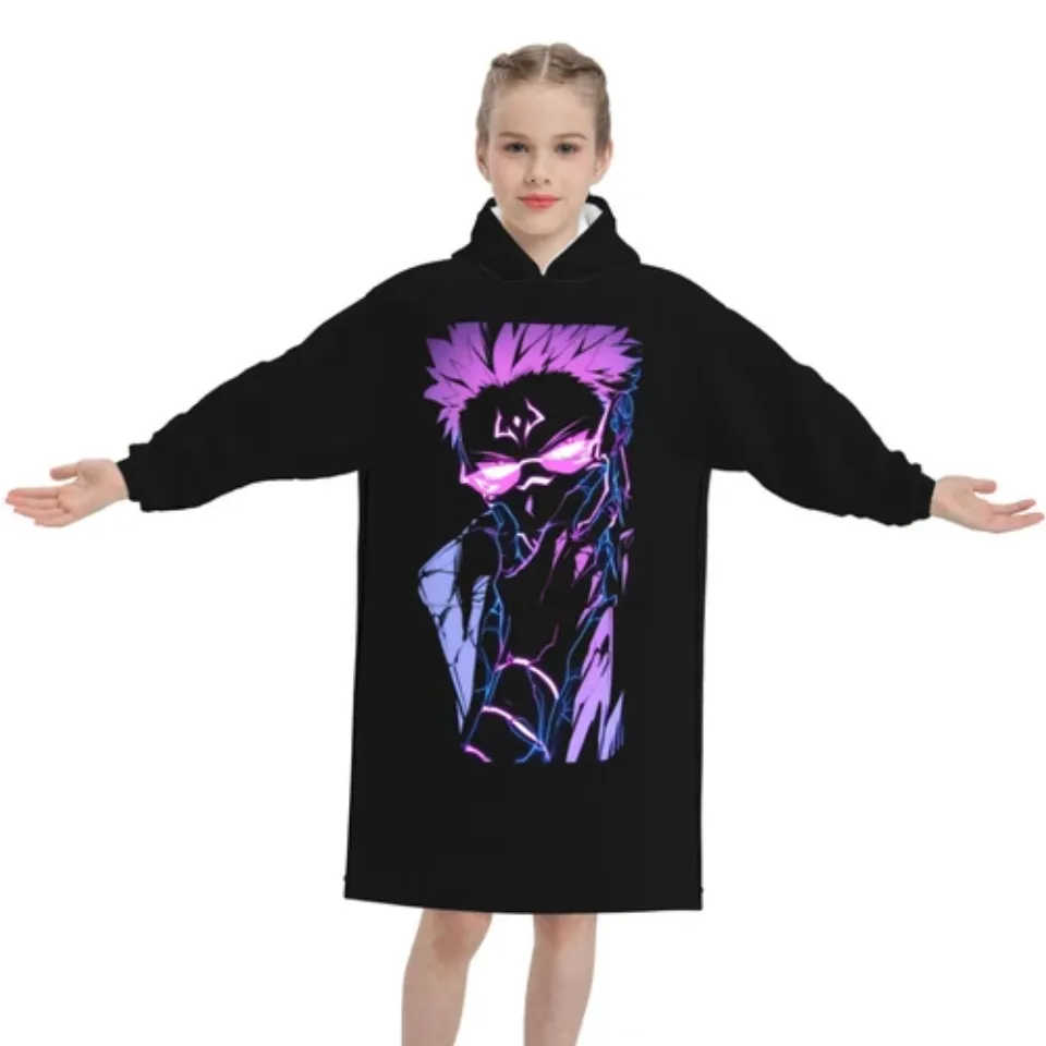 Jujutsu Satoru Gojo Oversized Blanket Hoodie