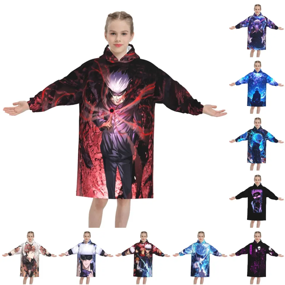 Jujutsu Satoru Gojo Oversized Blanket Hoodie
