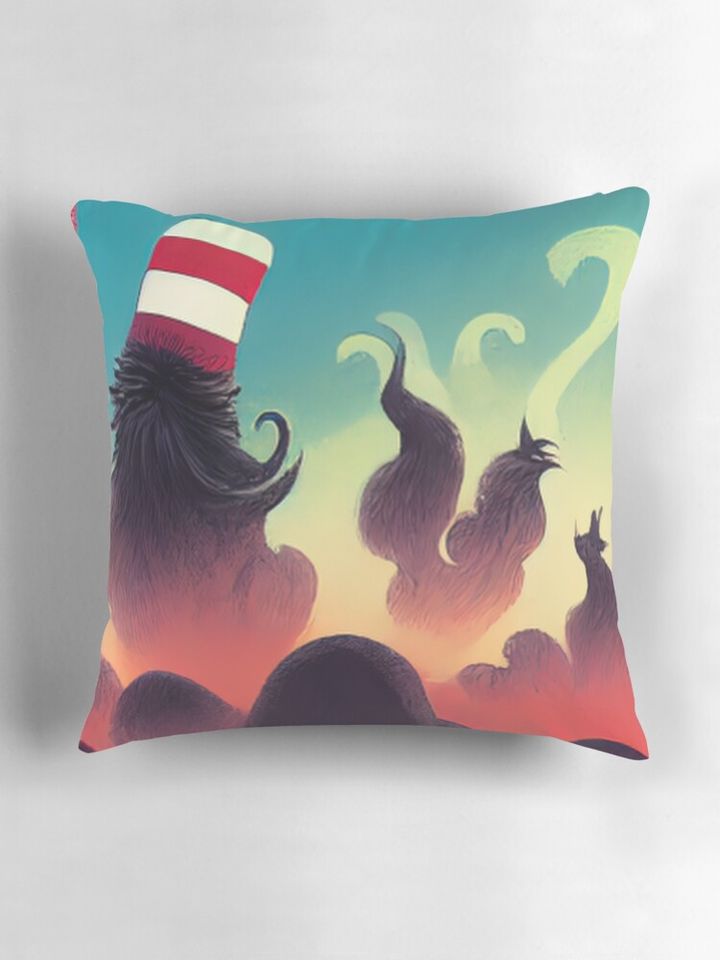 Seuss Geisel  Pillow