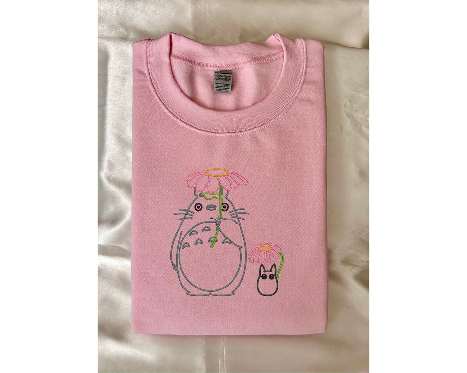 Totoro - embroidered sweatshirt