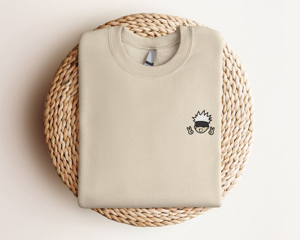 Embroidered Chibi Satoru Gojo Shirt/Sweatshirt/Hoodie