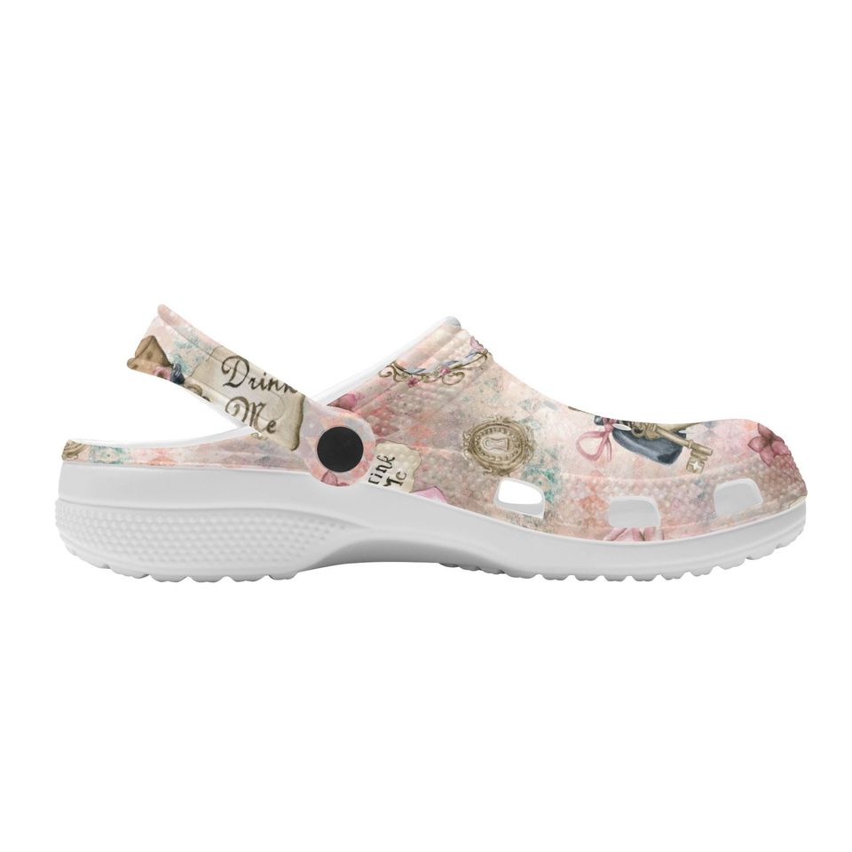 Alice in Wonderland Rubber Clogs