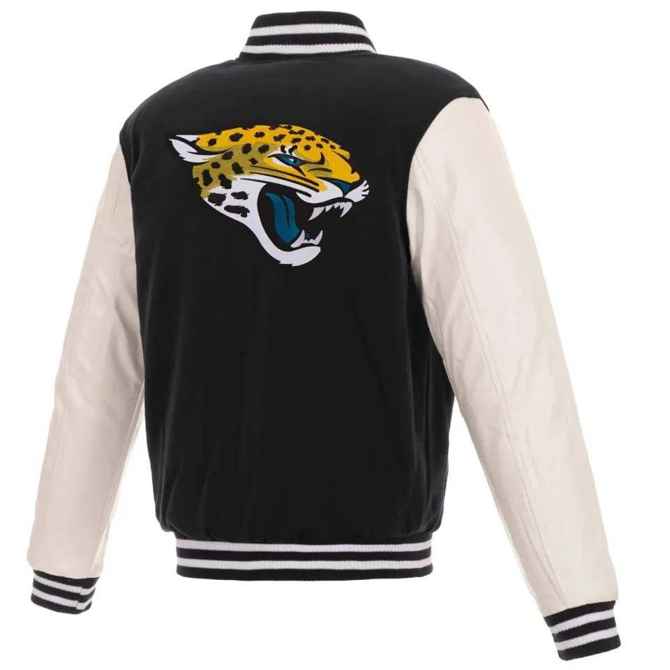 Jacksonville Jaguars Letterman Black Varsity Jacket