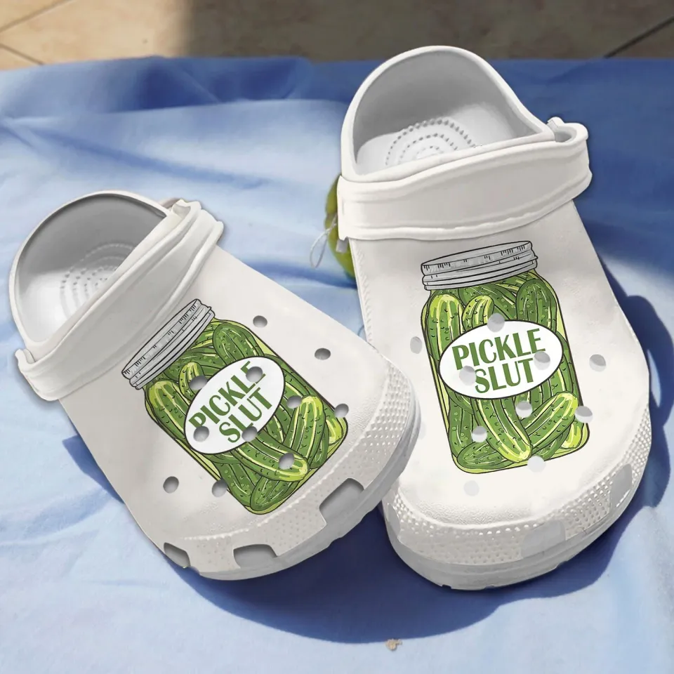 Pickle Bottle Lover Clogs Shoes