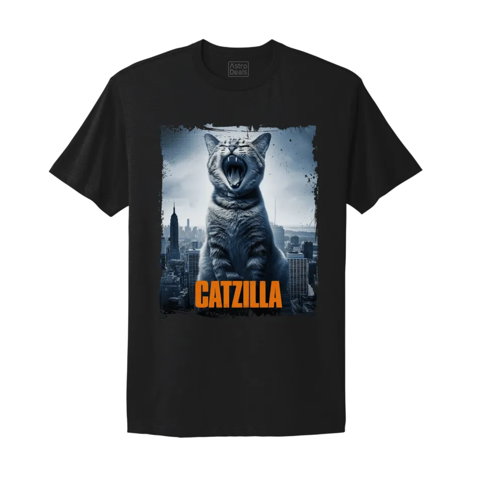 Catzilla Funny Kitty Cat Animal Lover Gift T-shirt