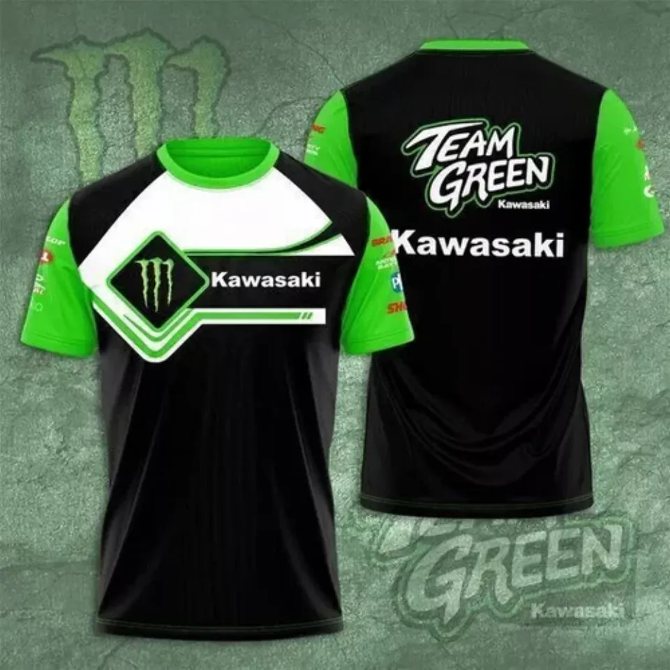 Personalized Kawasaki Racing Team 3D T-Shirt