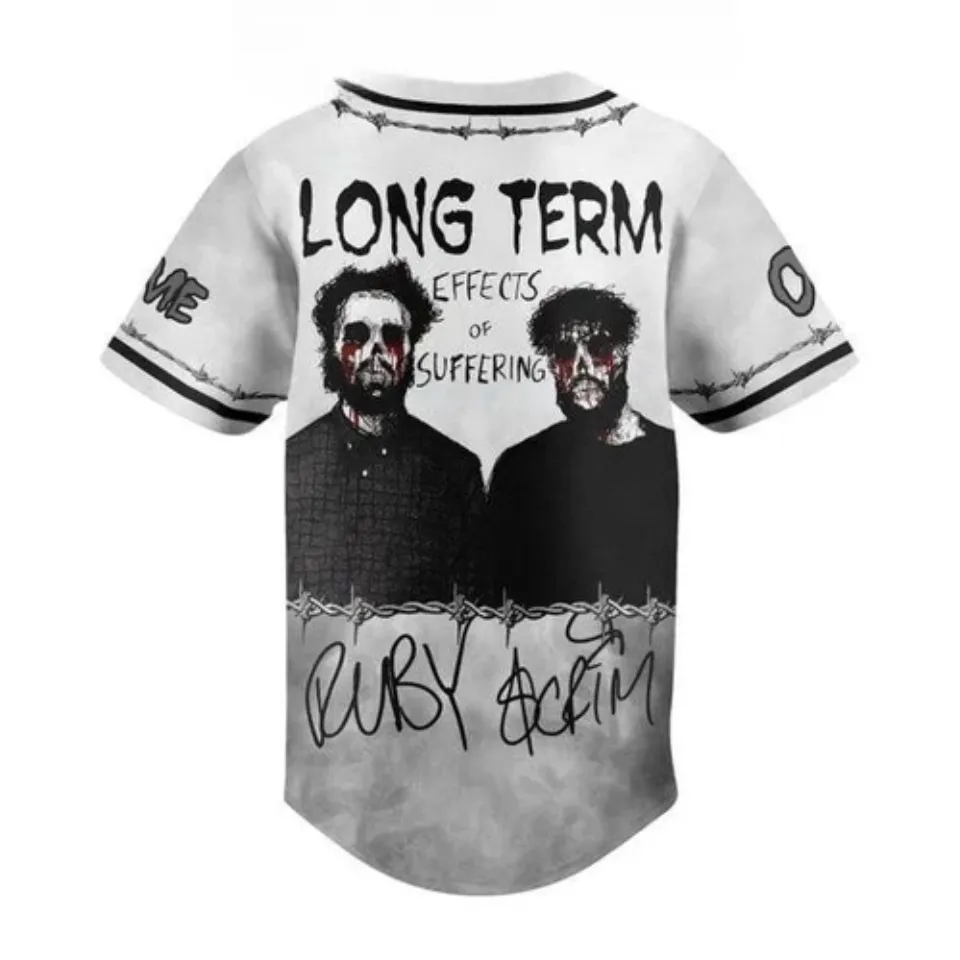 Suicideboys Long Term Effects Of Suffering Personalized Baseball Jersey
