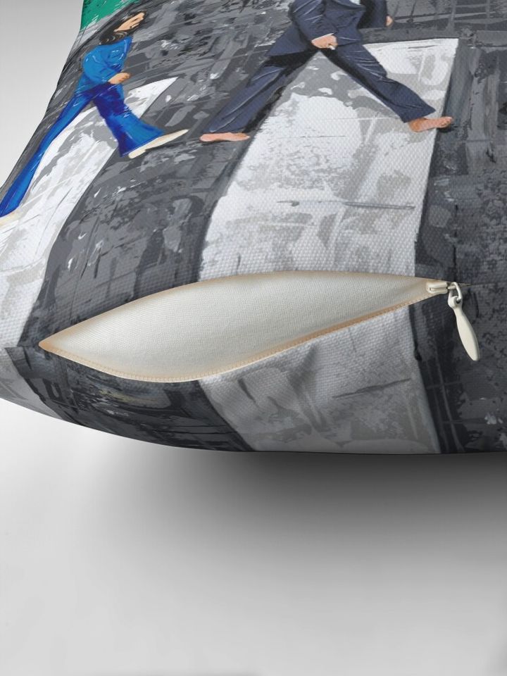Abstract Abbey Road Pillow