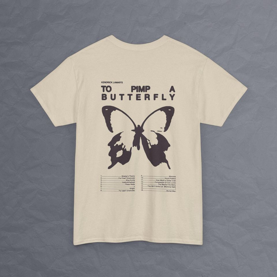 Kendrick Lamar To Pimp a Butterfly Double Sided T Shirt
