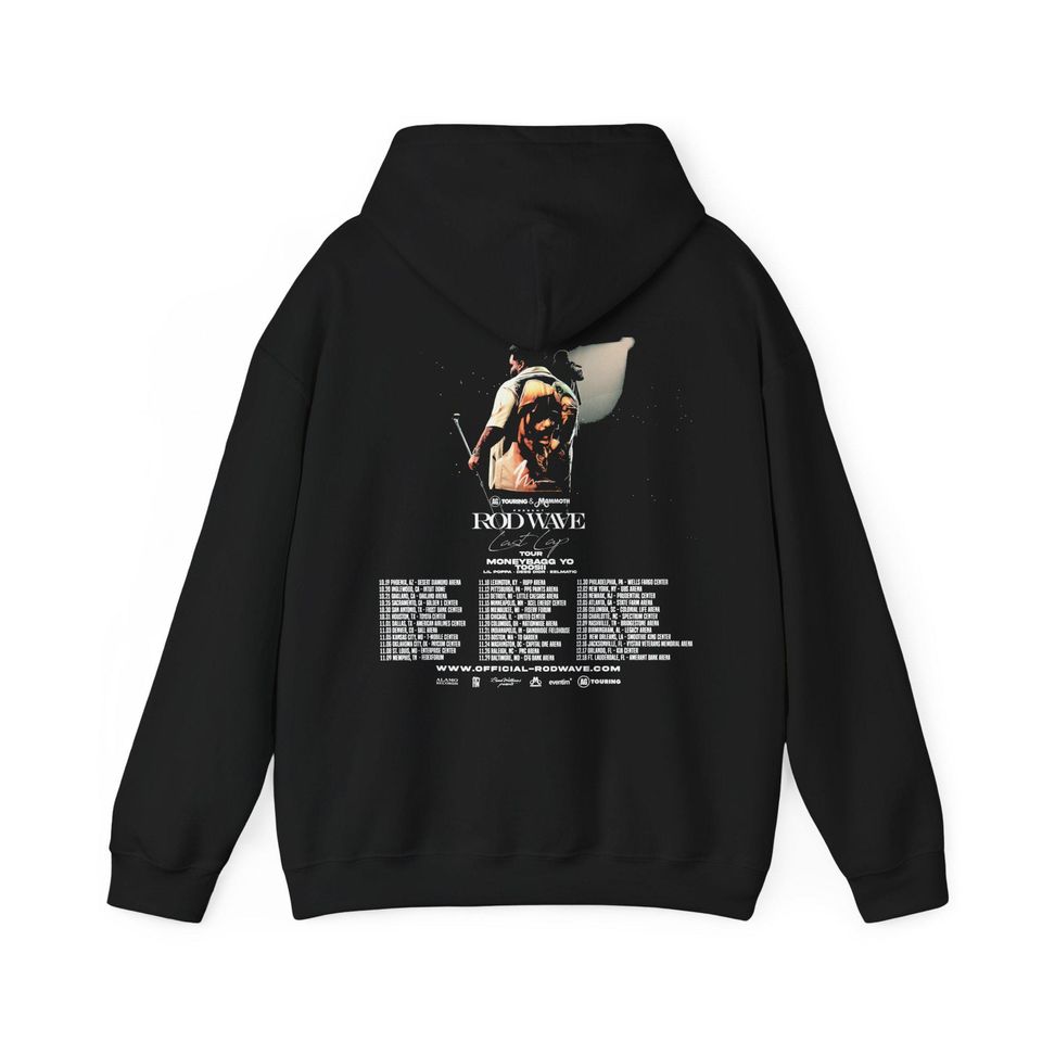 Rod Wave Last Lap Tour Hoodie 2 Sided