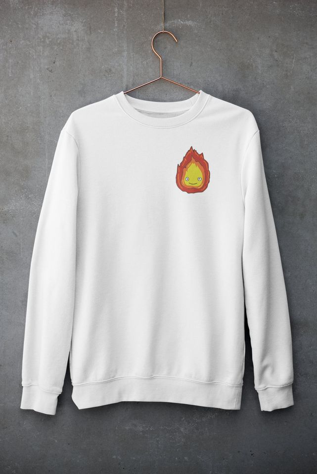 Embroidered Calcifer Sweatshirt