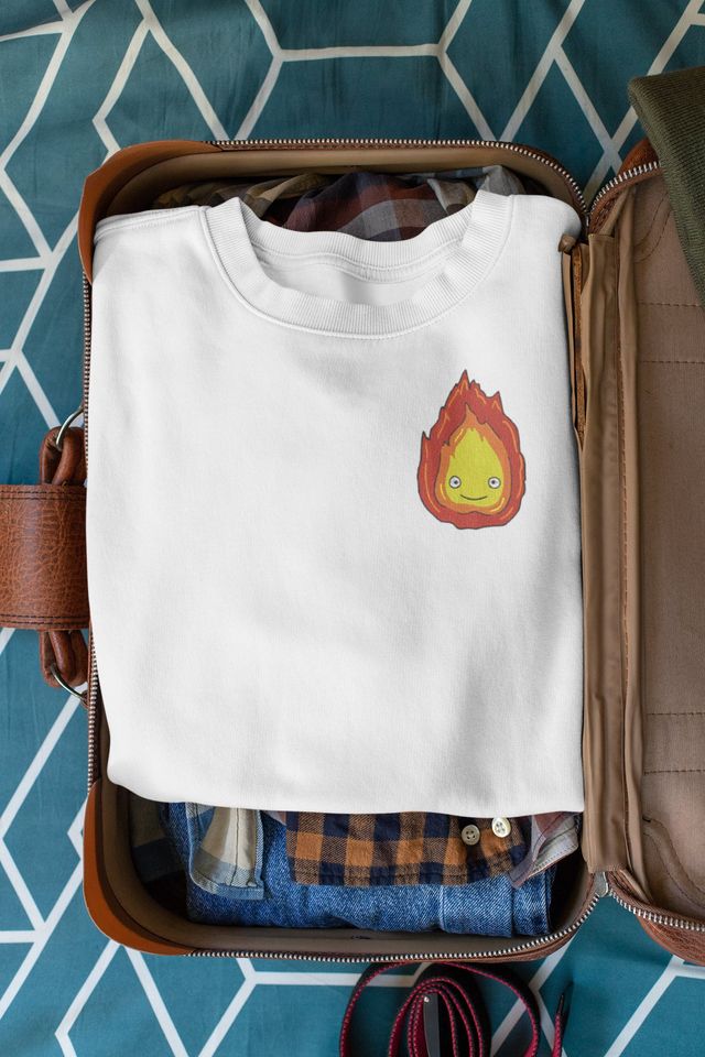 Embroidered Calcifer Sweatshirt