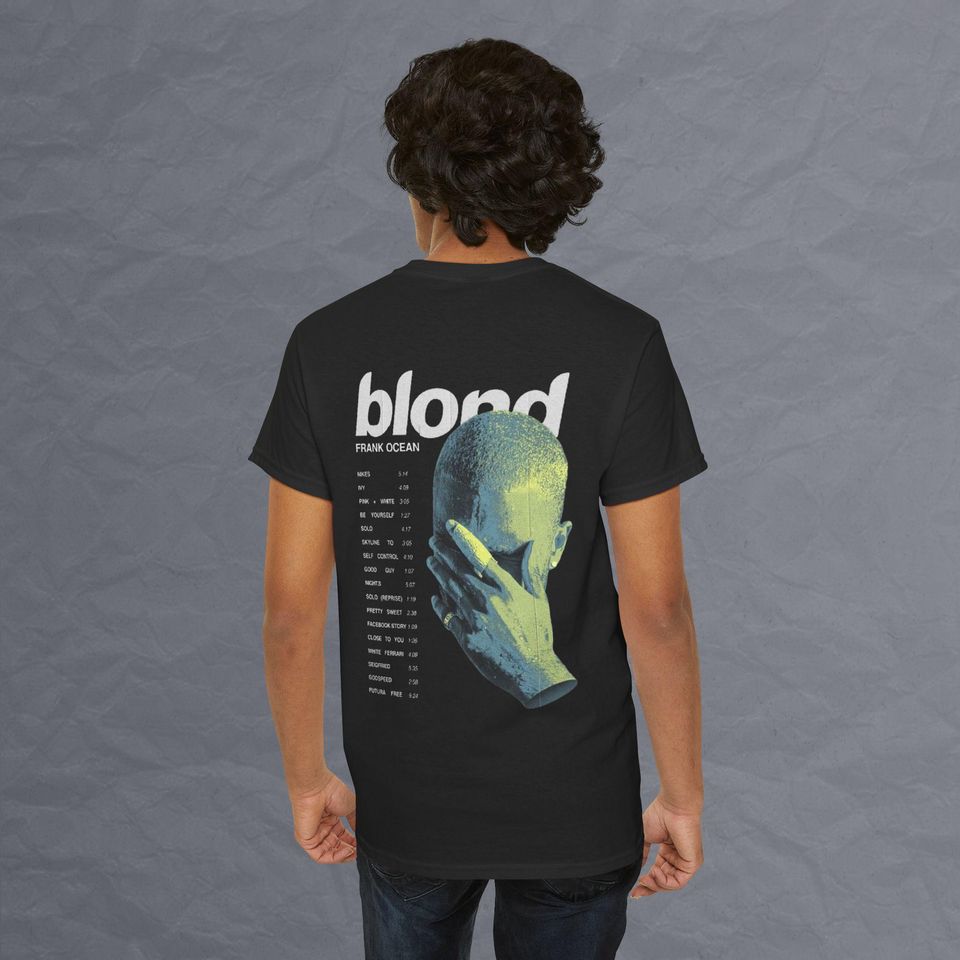 Frank Ocean Blond  Green Design Double Sided T Shirt