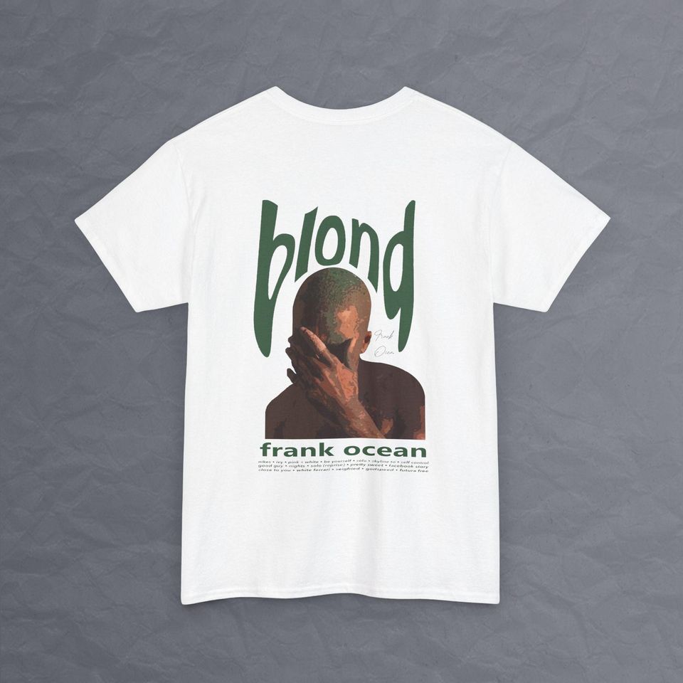 Frank Ocean Blond  Cream Design Double Sided T Shirt