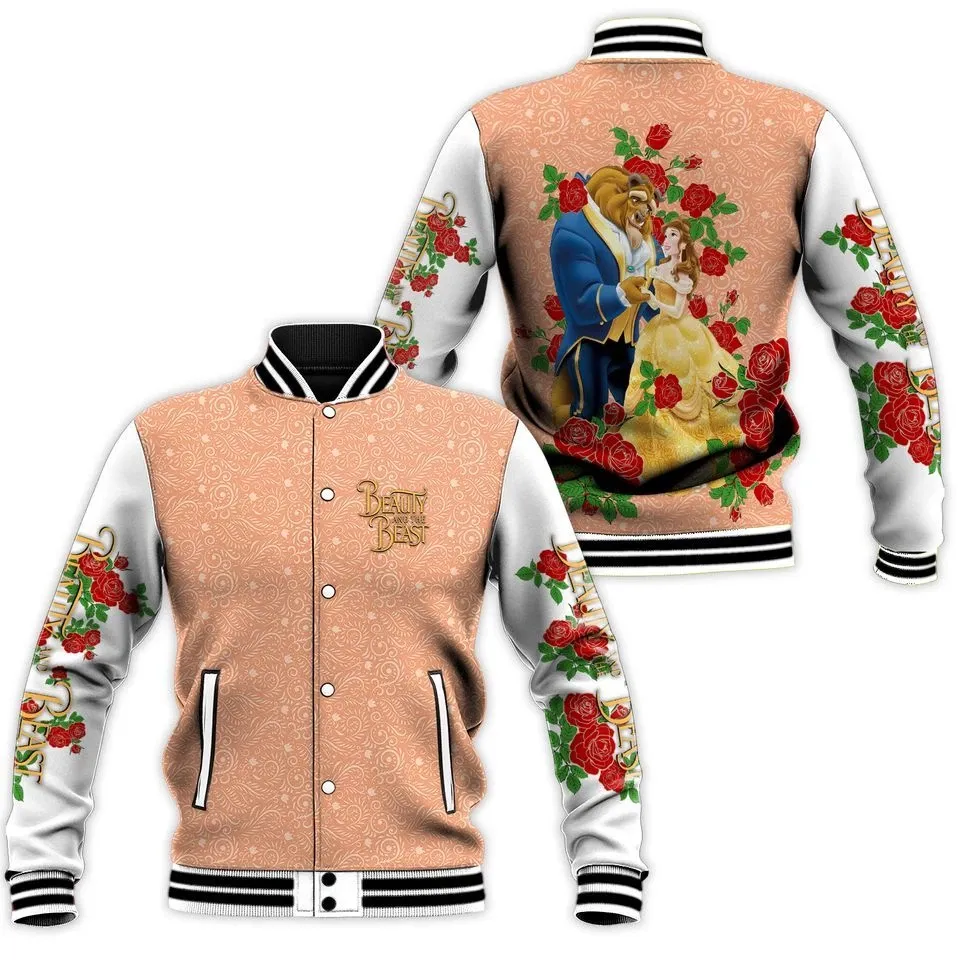 Beauty And The Beast Disney Baseball Jacket