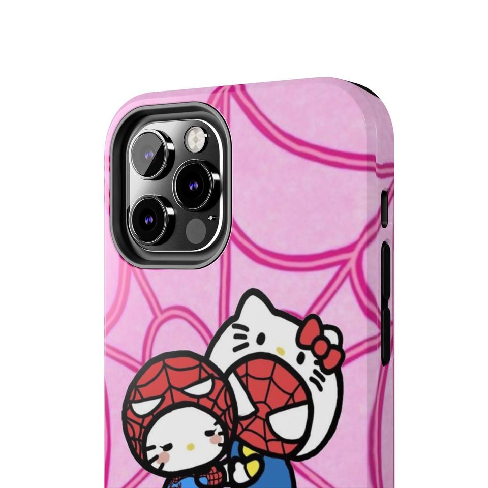 Hello Kitty and Spiderman Phone Case