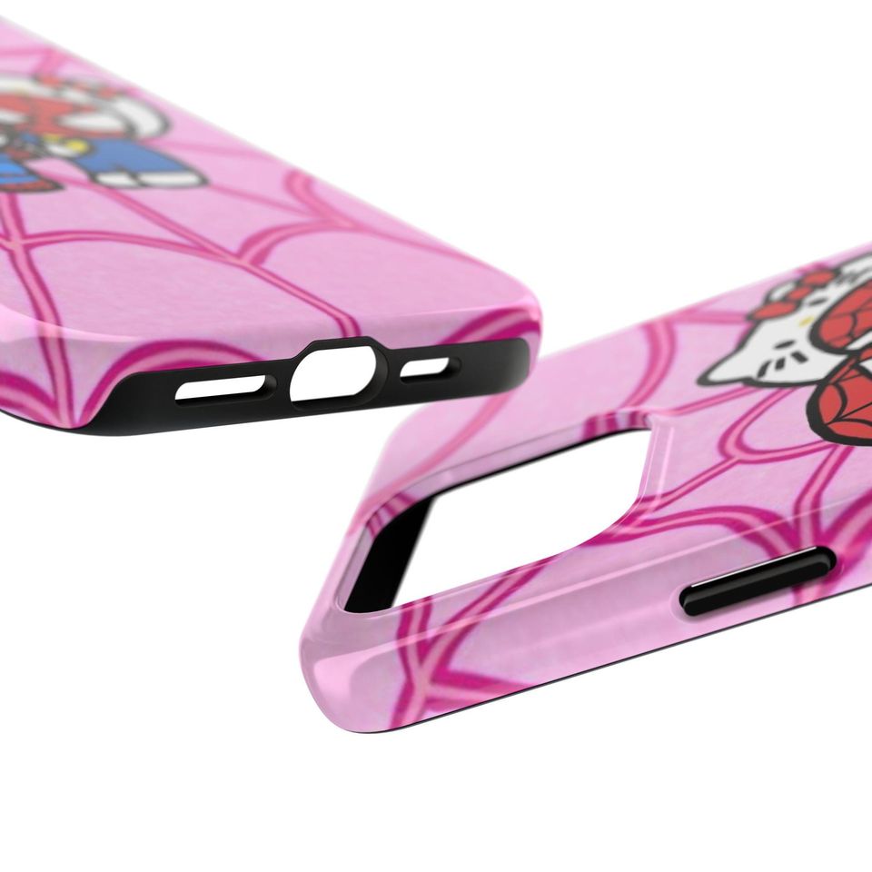 Hello Kitty and Spiderman Phone Case