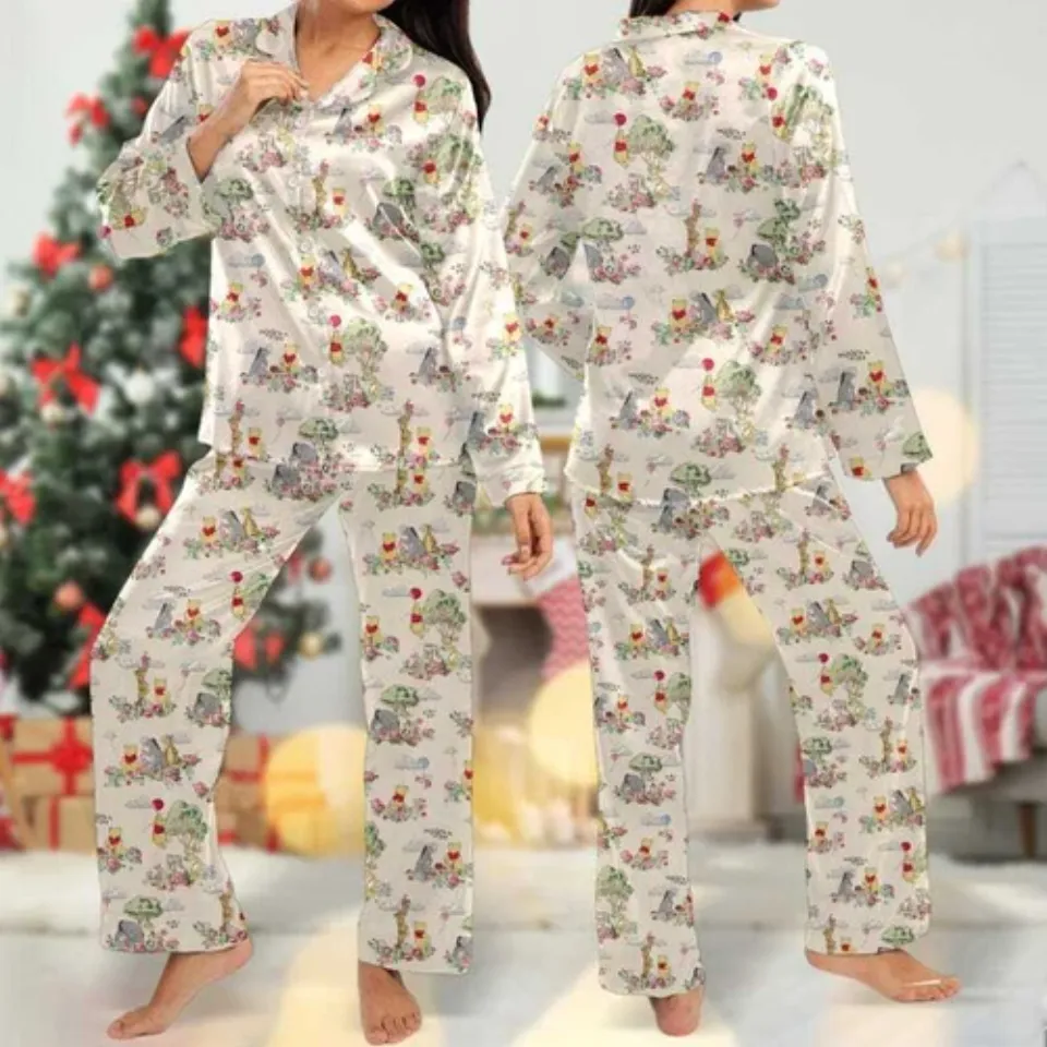 Winnie The Pooh Pajamas,Tigger Piglet Eeyore Pajamas Set